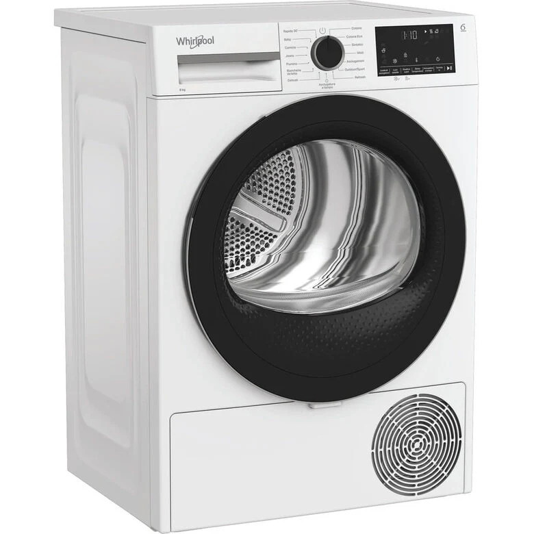 Whirlpool C WD 83M WBS IT, Capacità 8kg, classe D, colore White, Display digitale XL