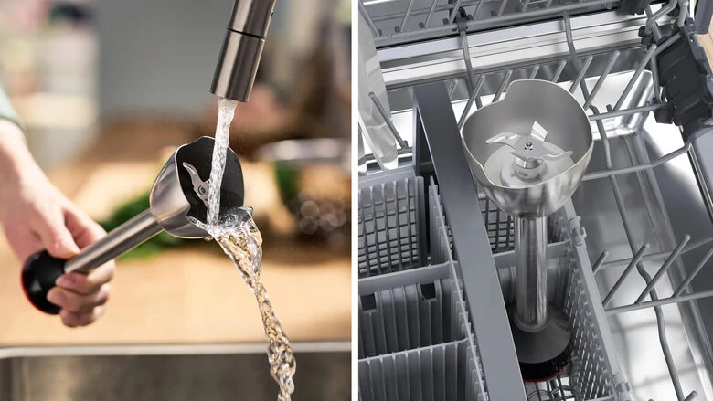 Bosch Serie 4 MSM4B623 frullatore 0,6 L Frullatore ad immersione 1000 W Antracite, Trasparente