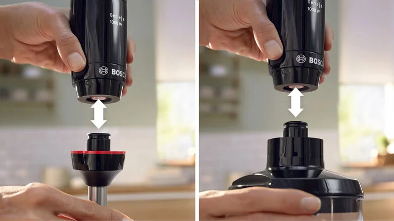 Bosch Serie 4 MSM4B623 frullatore 0,6 L Frullatore ad immersione 1000 W Antracite, Trasparente