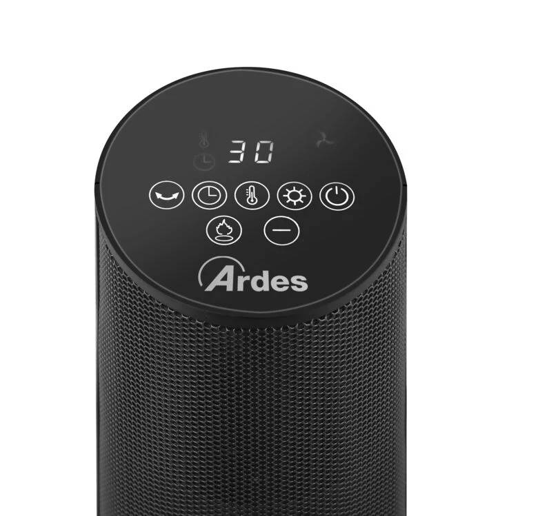 Ardes AR4P22FP stufetta elettrica Interno Nero 2000 W Riscaldatore ambiente elettrico con ventilatore