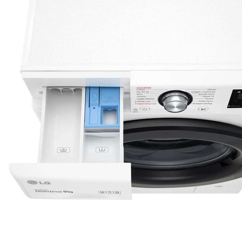 LG F4WV309SAE Lavatrice AI DDTM SteamTM 9Kg Classe energetica A