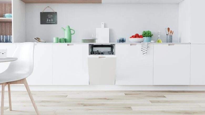 Indesit DI9E 2B10 Lavastoviglie a Incasso Scomparsa Totale 9 coperti F