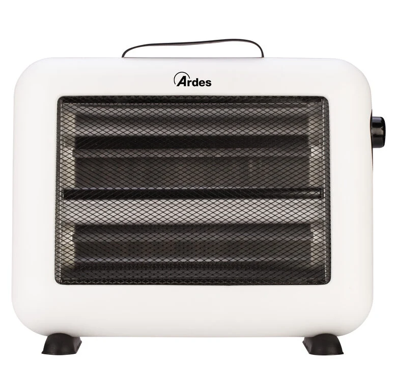 Ardes AR444 stufetta elettrica Interno Bianco 800 W Riscaldatore di ambienti elettrico al quarzo