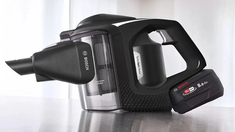 Bosch Serie 8 BCS82PWR25 aspirapolvere senza filo Nero, Rosso Senza sacchetto