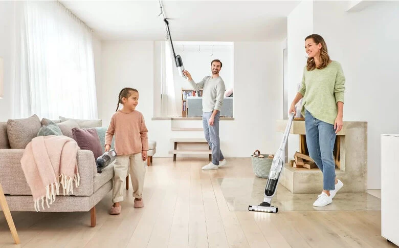 Bosch Serie 4 BCH3P2301 Scopa elettrica ricaricabile Flexxo Gen2 23Vmax Bianco