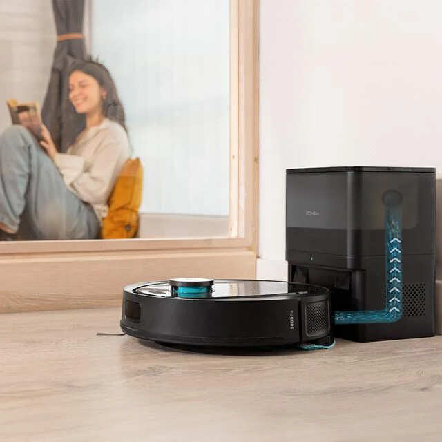 Cecotec Conga 7690 Immortal Max Home Robot aspirapolvere Senza sacco Wi-Fi 5000Pa 3200mAh Nero