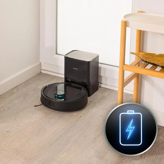 Cecotec Conga 7690 Immortal Max Home Robot aspirapolvere Senza sacco Wi-Fi 5000Pa 3200mAh Nero