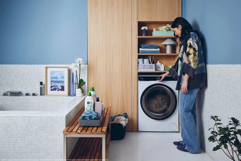 Candy BWS 6106B8-S Lavasciuga A Libera Installazione 10 Kg, 1600 Giri, Prowash&Dry, Wi-Fi + Bluetooth, Proactive Ecowash, Soft Drum, Classe D, Nero Bianco