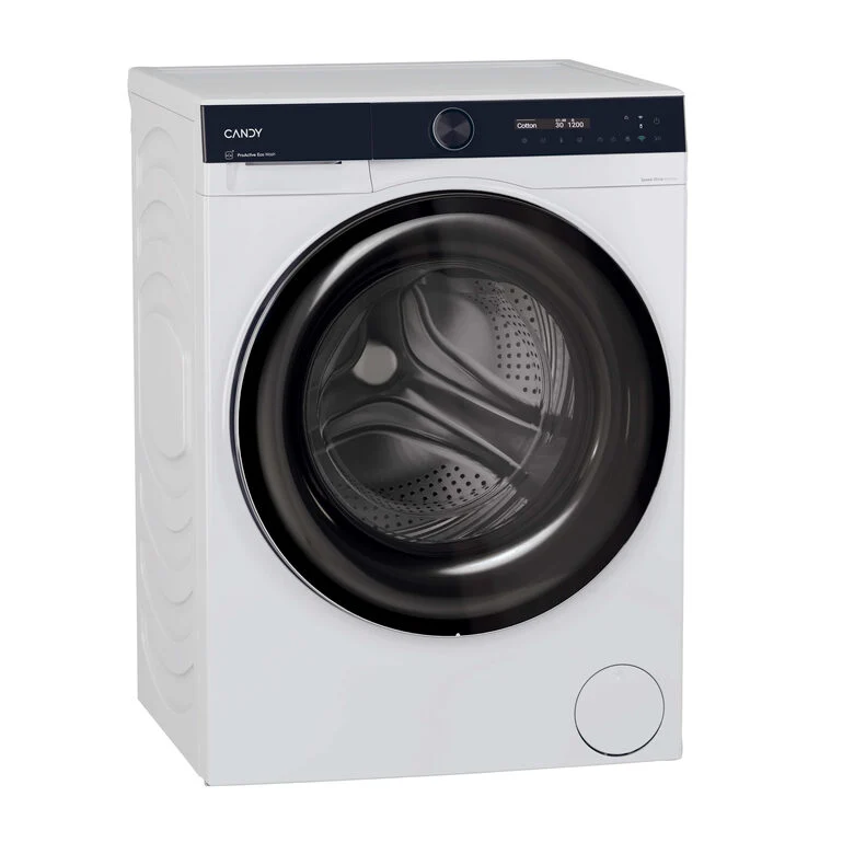 Candy BWS 6106B8-S Lavasciuga A Libera Installazione 10 Kg, 1600 Giri, Prowash&Dry, Wi-Fi + Bluetooth, Proactive Ecowash, Soft Drum, Classe D, Nero Bianco