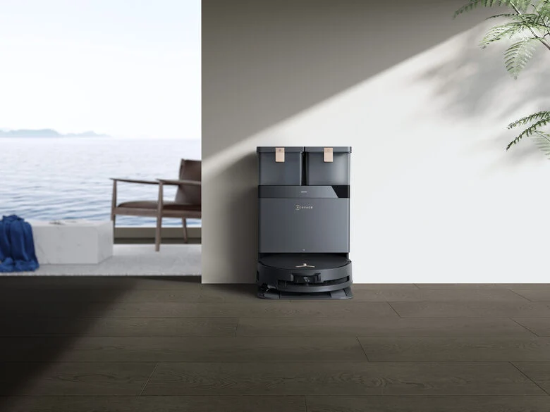 Ecovacs Deebot X8 Pro Omni 0,22 L Robot Aspirapolvere Sacchetto per la polvere Nero