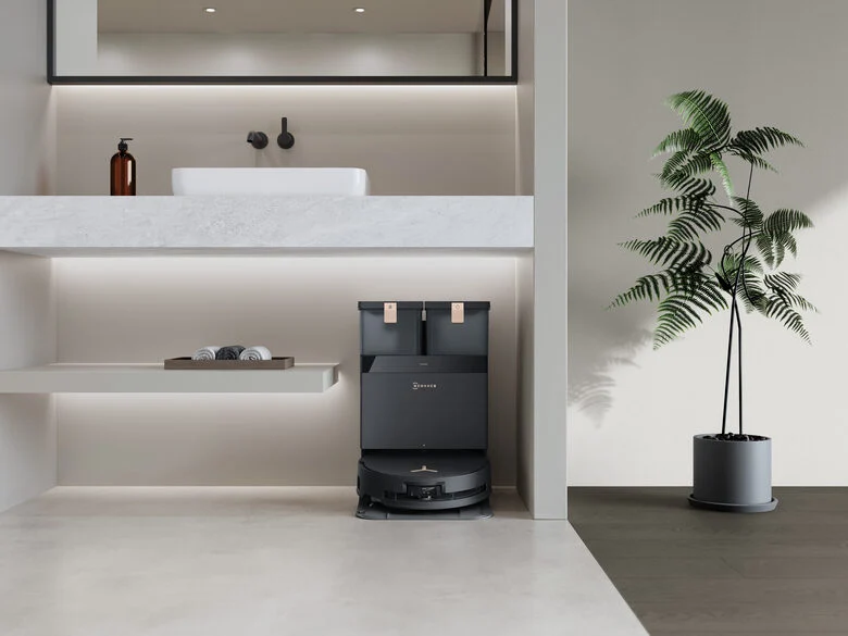 Ecovacs Deebot X8 Pro Omni 0,22 L Robot Aspirapolvere Sacchetto per la polvere Nero