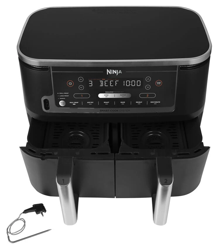 Ninja Friggitrice ad aria Dual Zone MAX PRO da 9,5 L AF451EU