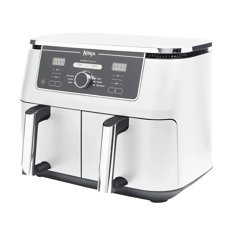 Ninja AF400EU Doppia 9,5 L Indipendente 2470 W Friggitrice ad aria calda Bianco