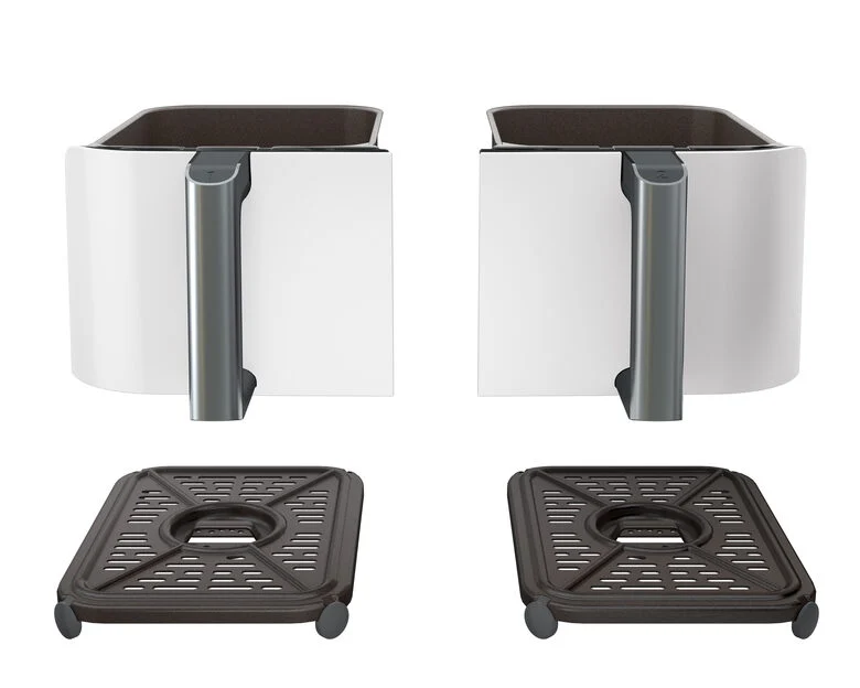 Ninja AF400EU Doppia 9,5 L Indipendente 2470 W Friggitrice ad aria calda Bianco