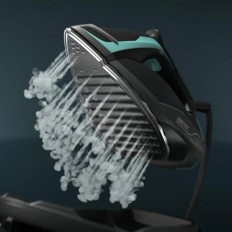 Imetec Onda sistema stirante con piastra a onde brevettata, 2400 W