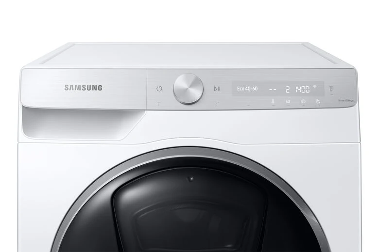 Samsung WW80T954ASH Lavatrice 8kg QuickDrive Ai Control Libera installazione Caricamento frontale 1400 Giri/min Bianco