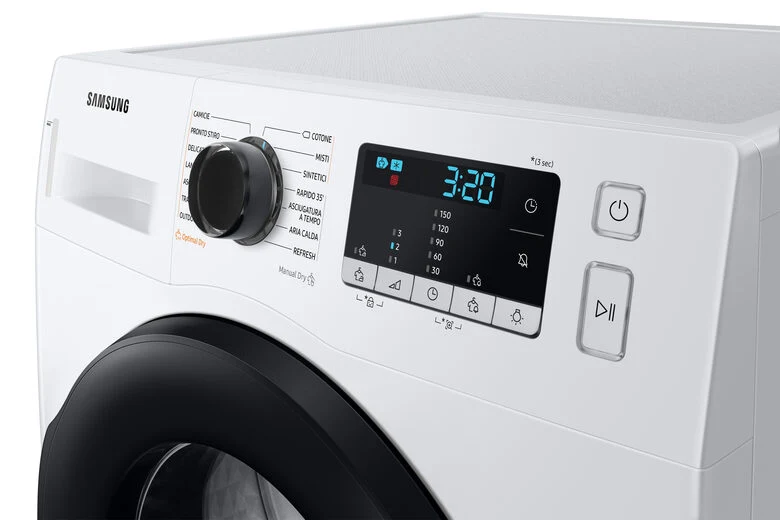 Samsung DV80TA220AE asciugatrice Libera installazione Caricamento frontale 8 kg A+++ Bianco