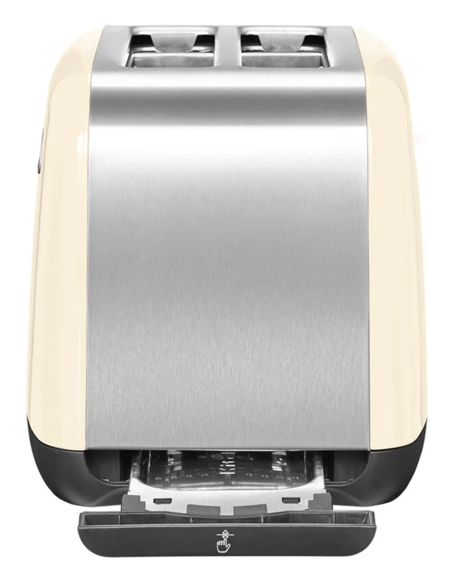 KitchenAid 5KMT221EAC 7 2 fetta/e 1100 W Nero, Crema, Acciaio inox