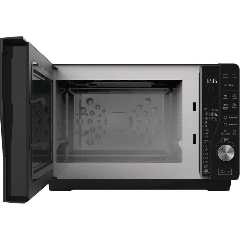 Whirlpool MWF 427 SL Superficie piana Microonde combinato 25 L 800 W Nero, Argento