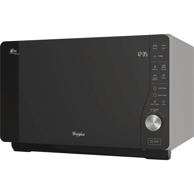 Whirlpool MWF 427 SL Superficie piana Microonde combinato 25 L 800 W Nero, Argento