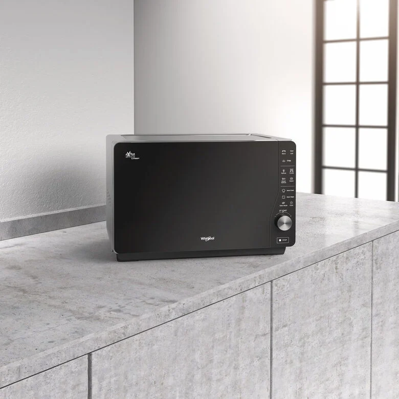 Whirlpool MWF 427 SL Superficie piana Microonde combinato 25 L 800 W Nero, Argento