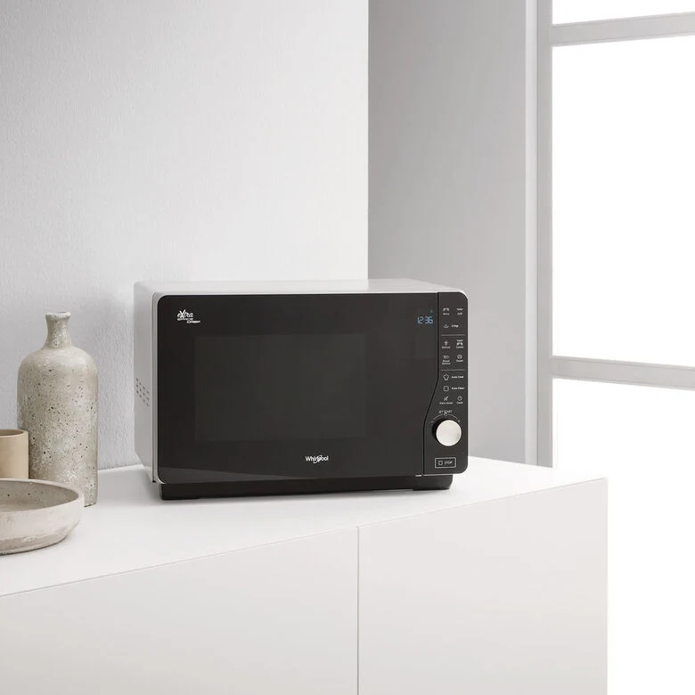 Whirlpool MWF 427 SL Superficie piana Microonde combinato 25 L 800 W Nero, Argento