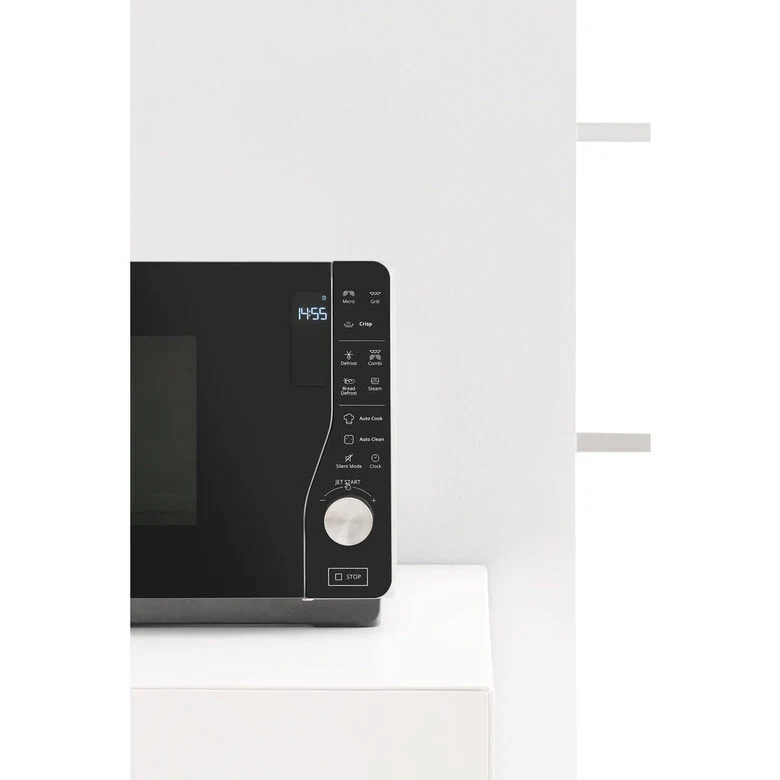 Whirlpool MWF 427 SL Superficie piana Microonde combinato 25 L 800 W Nero, Argento
