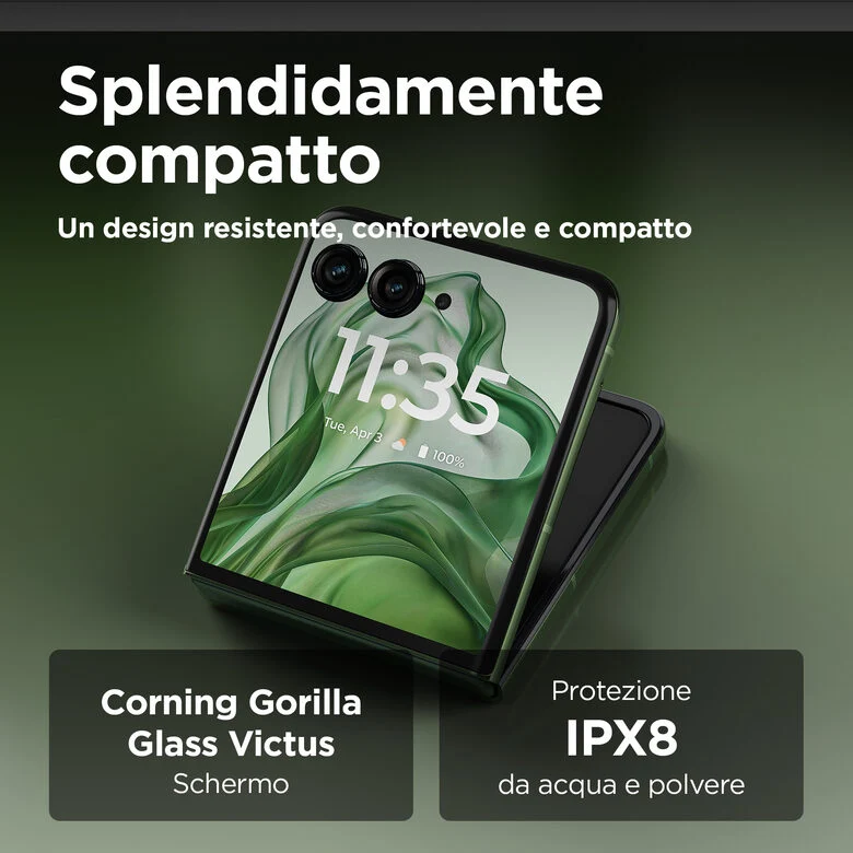 Motorola razr 50 Ultra 17,5 cm (6.9") Doppia SIM Android 14 5G USB tipo-C 12 GB 512 GB 4000 mAh Verde