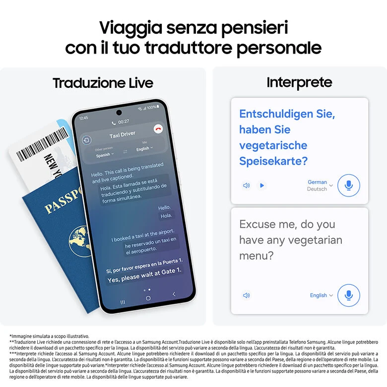 Samsung Galaxy S24 FE , Smartphone AI, 8GB RAM, 128GB, Blue
