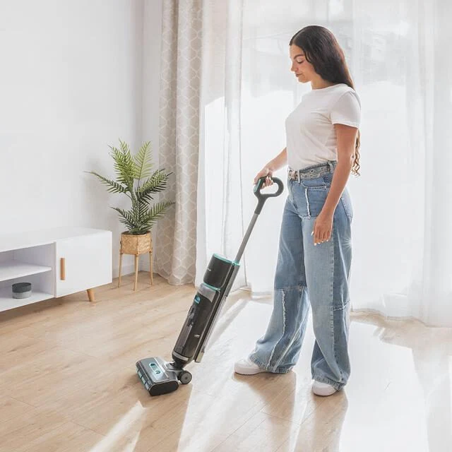 Cecotec Freego Wash&Vacuum Lavapavimenti Elettrico 200 W Autonomia Fino a 35 Minuti