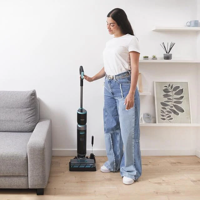 Cecotec Freego Wash&Vacuum Lavapavimenti Elettrico 200 W Autonomia Fino a 35 Minuti