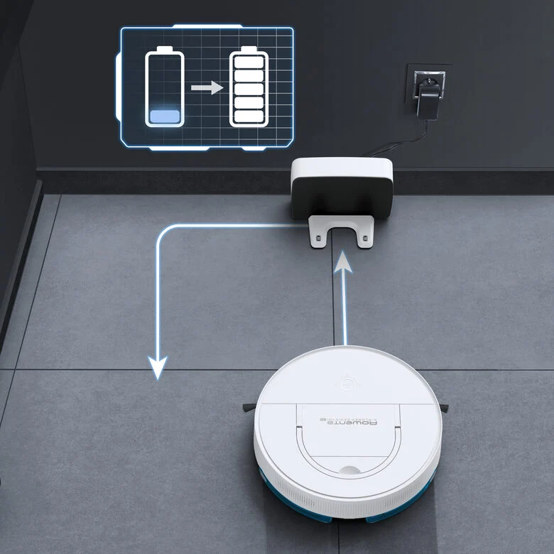 Rowenta X-Plorer RR9077WH Aspirapolvere Robot 0,5 L Senza sacchetto Bianco