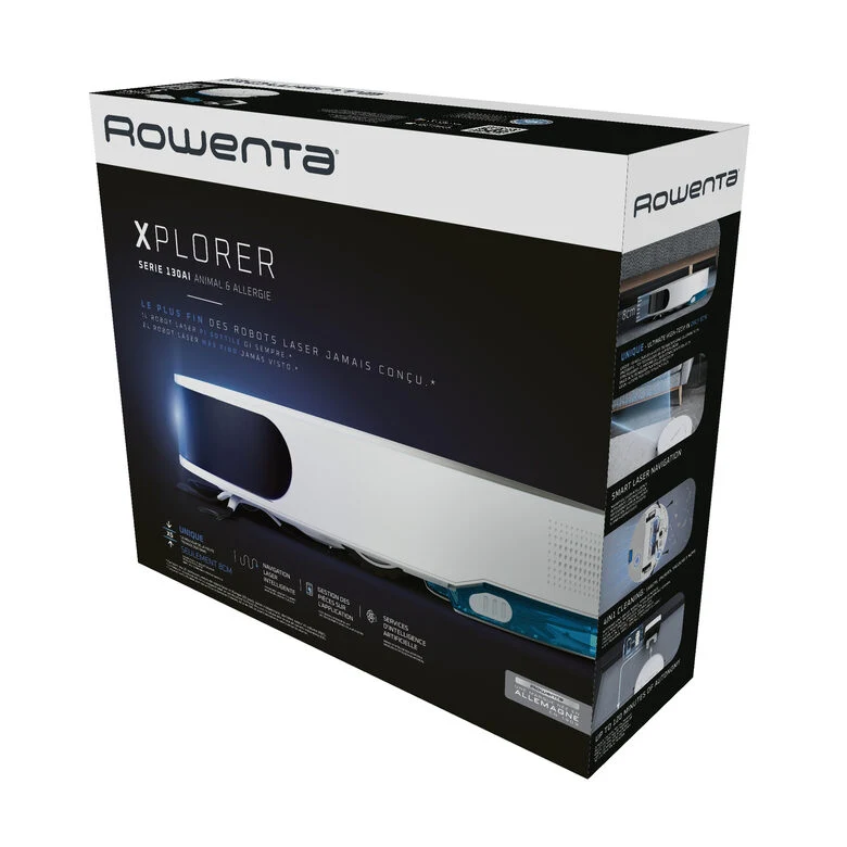 Rowenta X-Plorer RR9077WH Aspirapolvere Robot 0,5 L Senza sacchetto Bianco