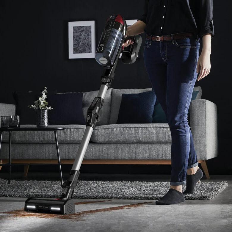 Rowenta X-Force Flex 12.60 RH98A7WO aspirapolvere senza filo Rosso, Grigio Senza sacchetto
