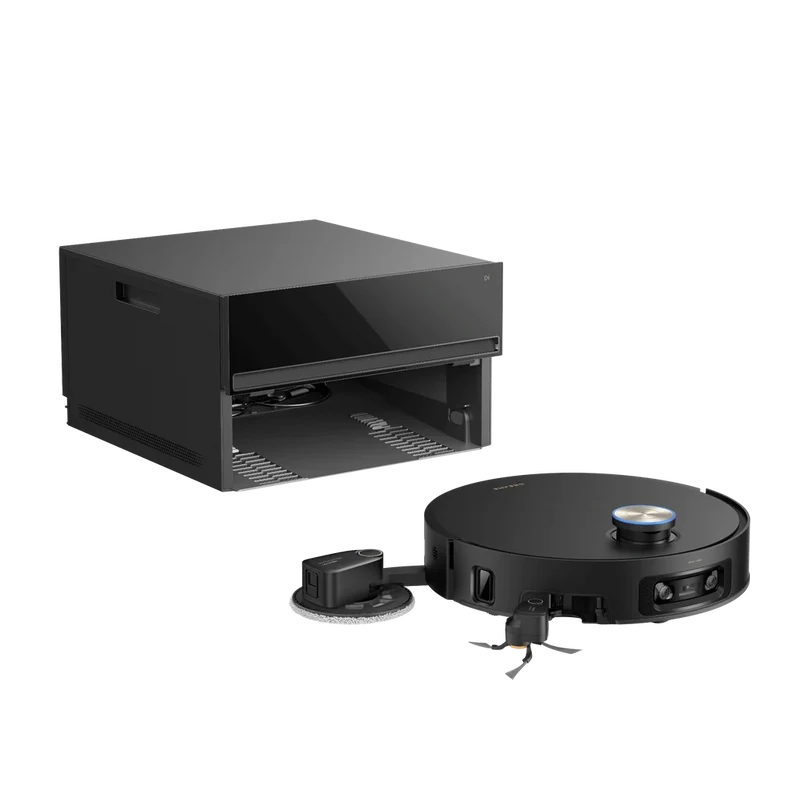 Dreame – X60 Pro Master Robot aspirador y fregasuelos negro con base automática para hogar