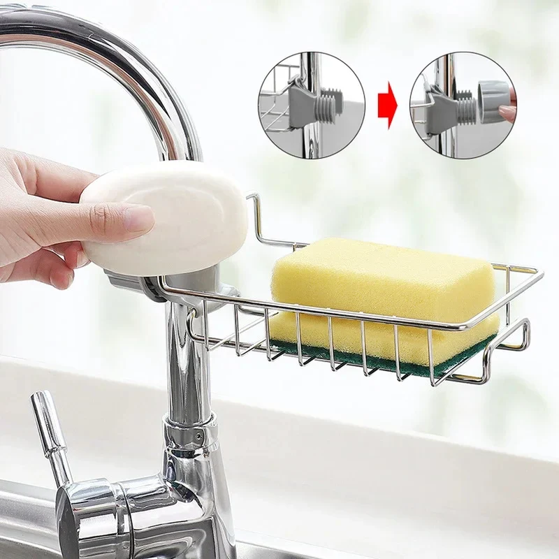 Adjustable Faucet Sink Rack