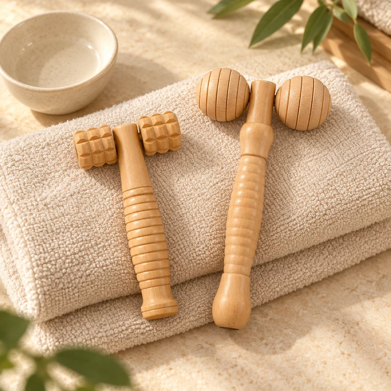 Wooden Roller Massager