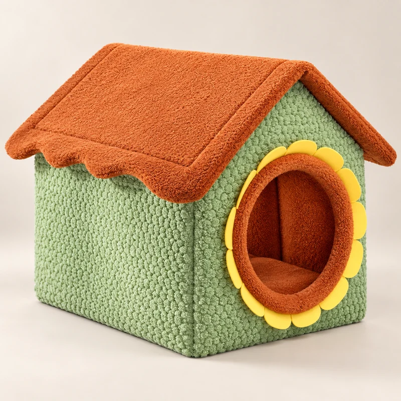 Felt Cat House Bed
