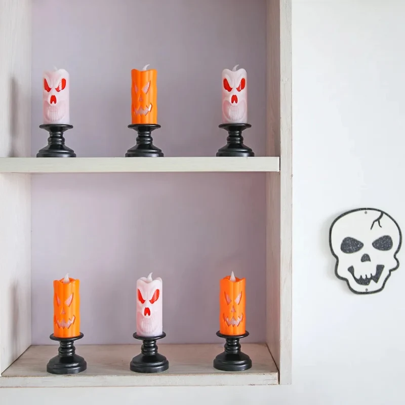 LED Halloween Candlestick