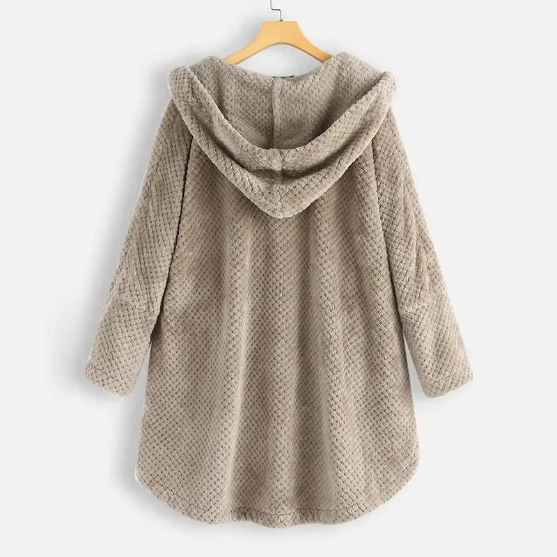 Hooded Fleece Cardigan