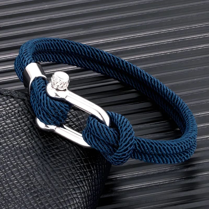 Braided Anchor Bracelet