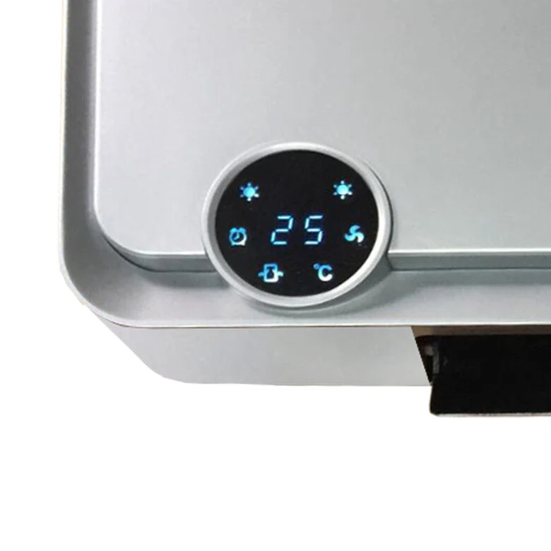 Argoclima KOMPASS stufetta elettrica Interno Argento 2000 W Riscaldatore ambiente elettrico con ventilatore