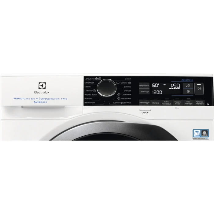 Electrolux EW8F296SQ lavatrice Caricamento frontale 9 kg 1600 Giri/min B Bianco