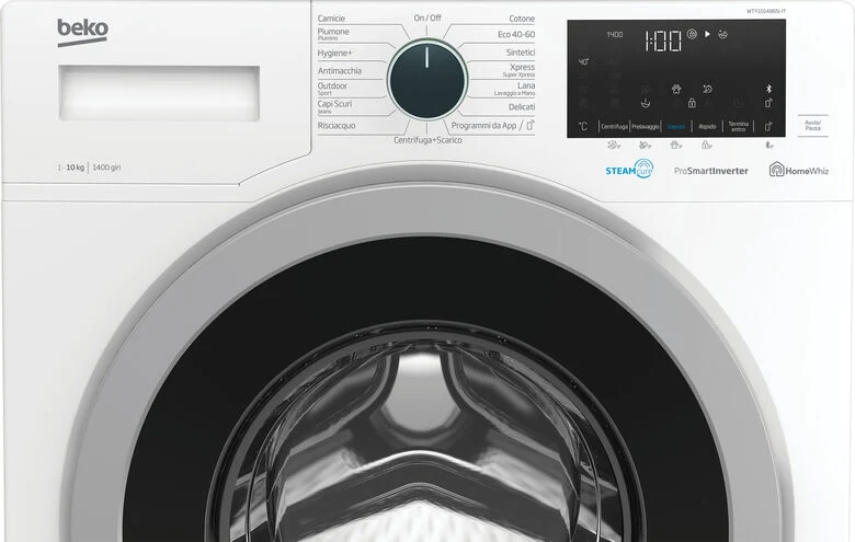 Beko WTY101486SI-IT lavatrice Caricamento frontale 10 kg 1400 Giri/min A Bianco