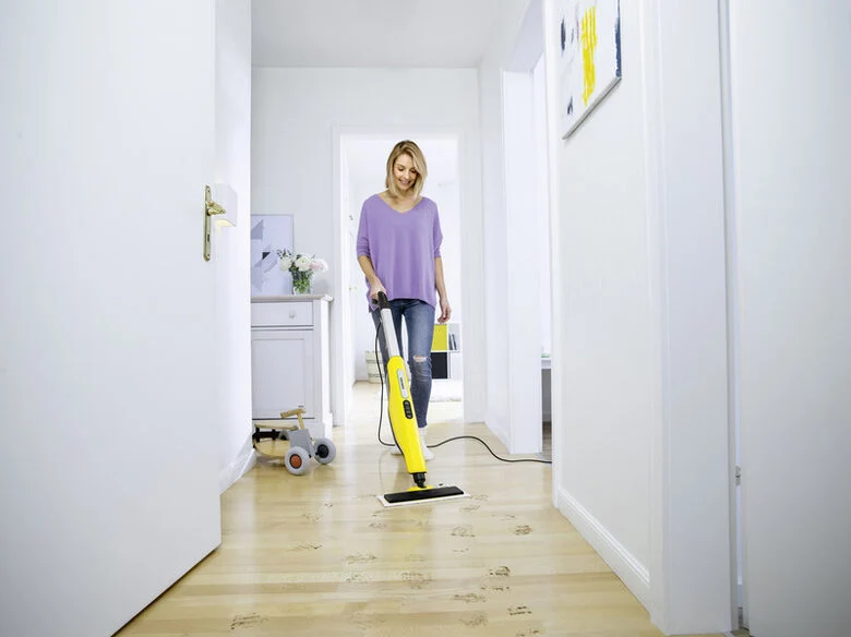 Kärcher SC 3 Upright EasyFix Pulitore a vapore verticale 0,5 L 1600 W Nero, Grigio, Giallo
