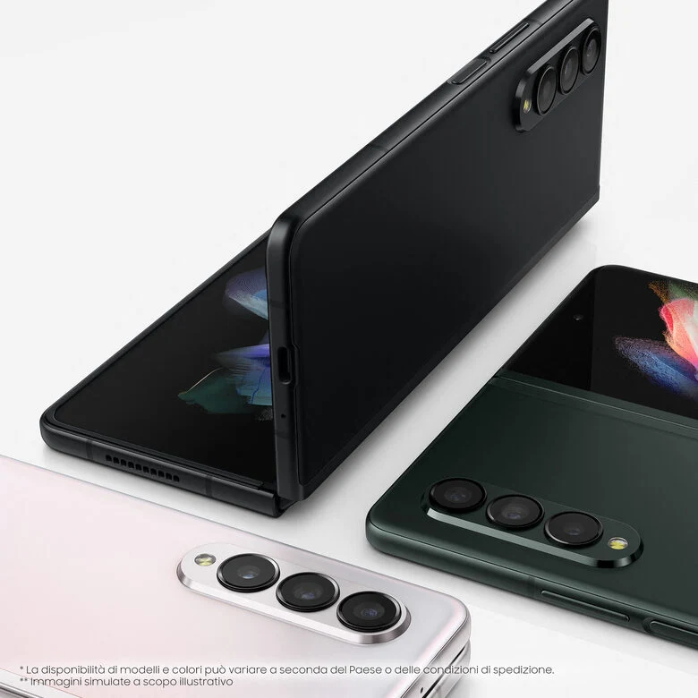 Samsung Galaxy Z Fold3 5G 512GB Phantom Silver RAM 12GB Display 6,2"/7,6" Dynamic AMOLED 2X