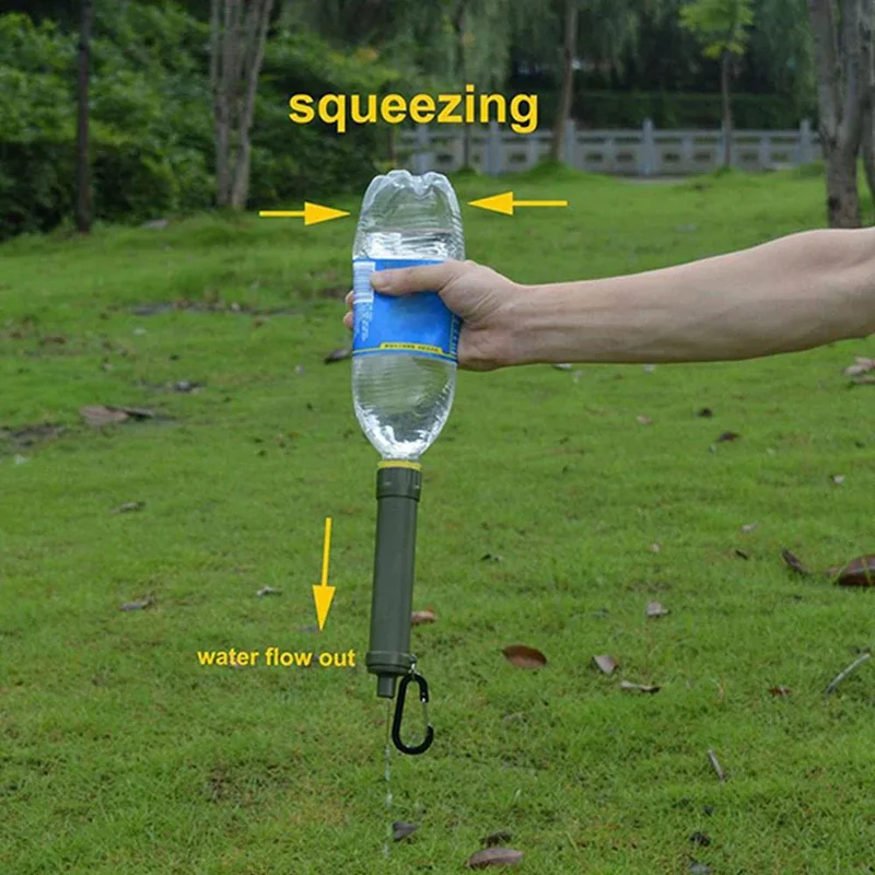Survival Water Purifier Filter For Camping And Hiking