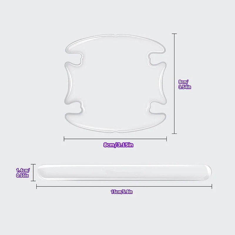 Car Door Handle or Bowl Scratch Protective Stickers