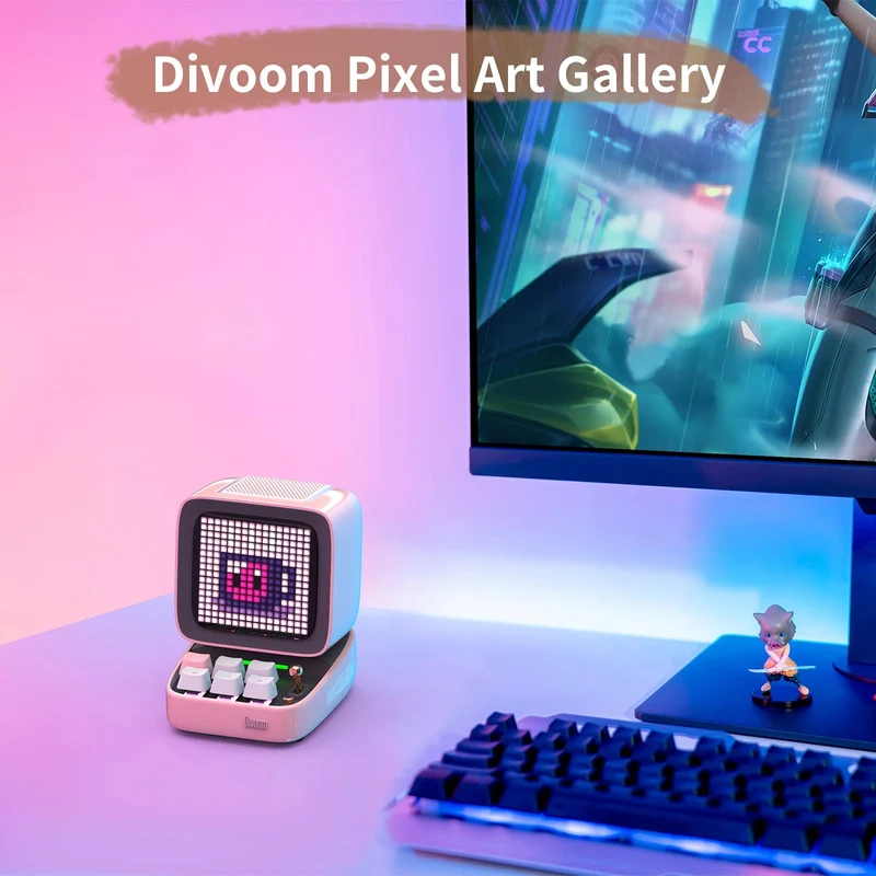 Retro Pixel Art Speaker