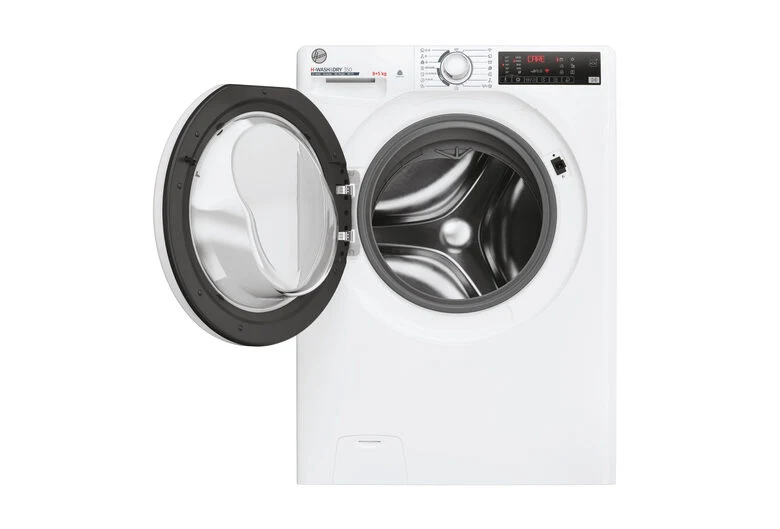 Hoover H3DP4854TA6/1-S H-WASH&DRY 350 Lavasciuga A Libera Installazione 8/5 Kg, 1400 Giri, Auto Care, Tecnologia Active Balance, Classe D, Bianco